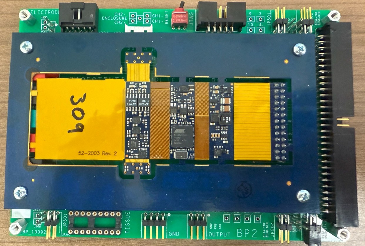 Figure 3: Assembled BP Frame Board with BP Implant Board Connected