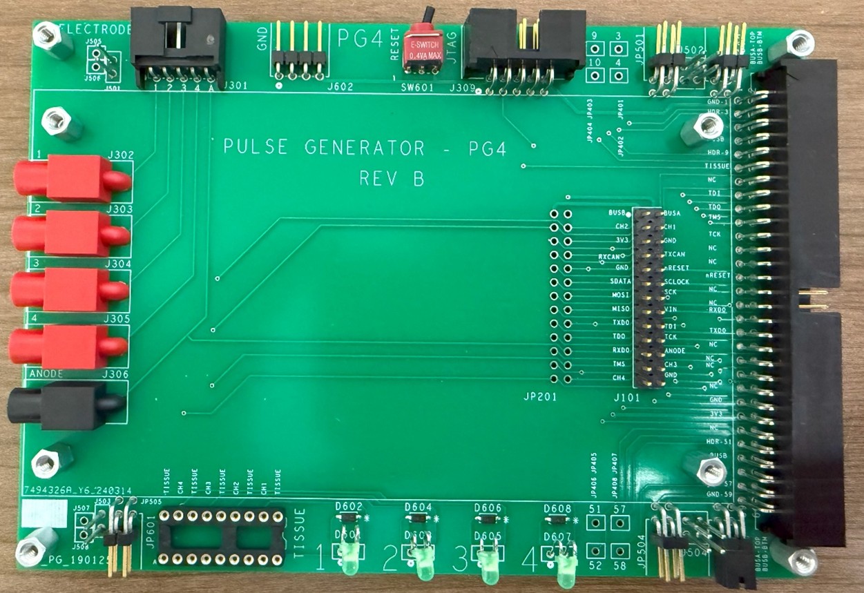 Figure 1: Top Side of Assembled PG Frame Board