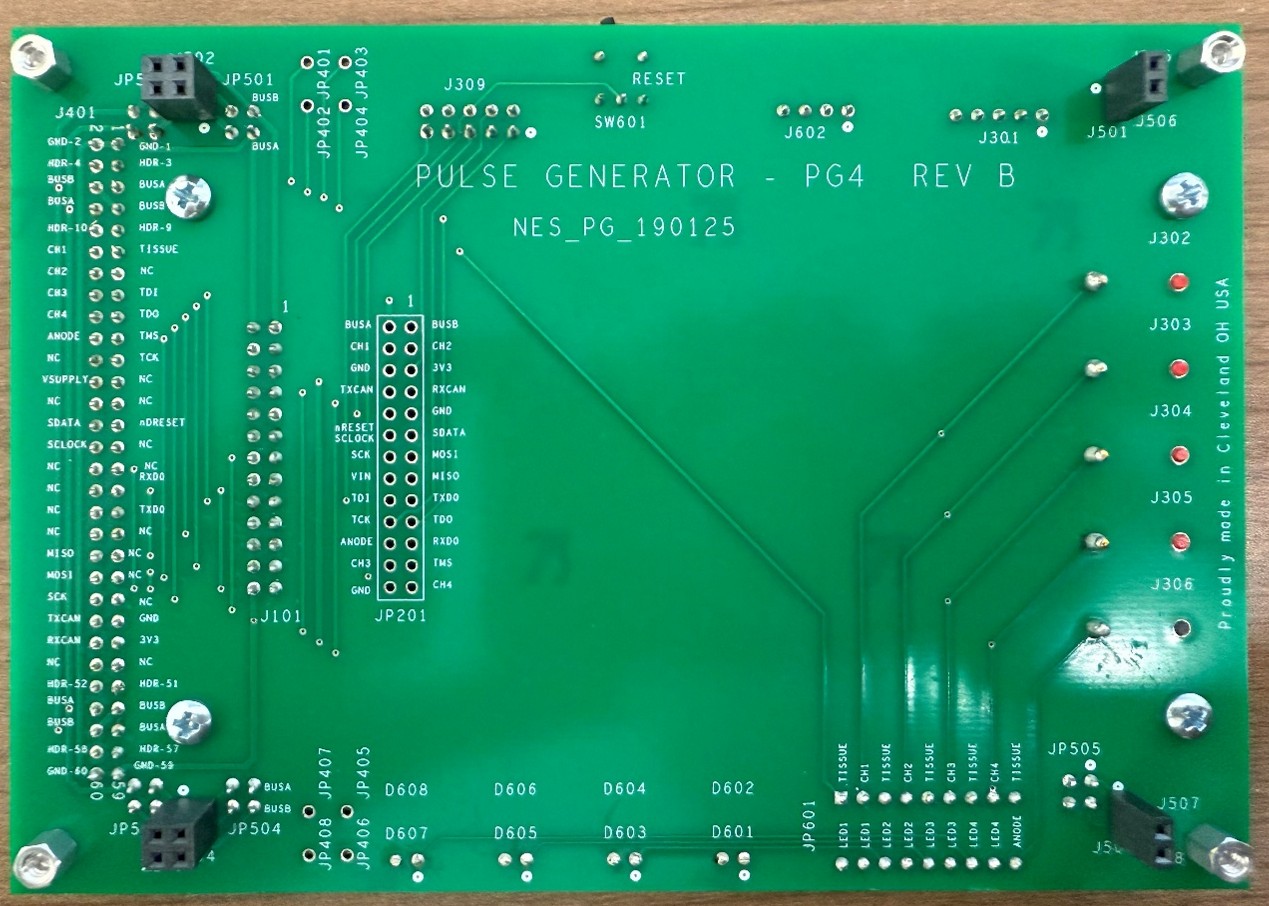 Figure 2: Bottom Side of Assembled PG Frame Board