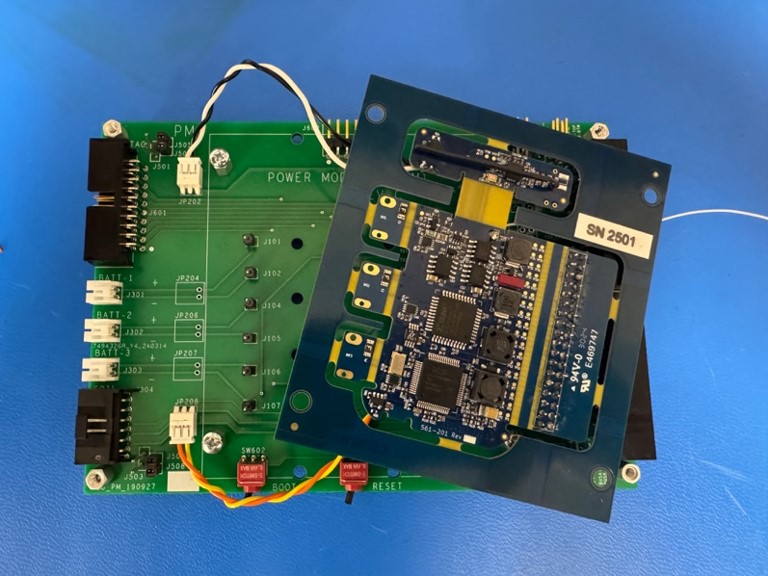 Figure 4.6: The initial connection between the Circuit and Frame Board